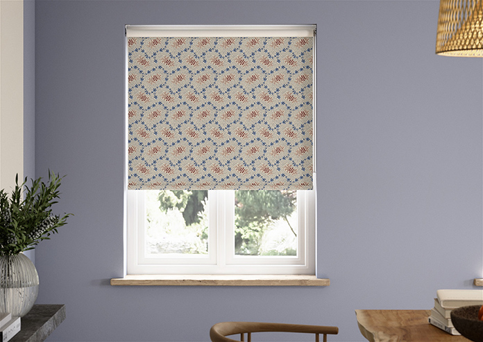 Land & Shore Lorie (Blackout), Red Blue - Roller Blind - Image 3